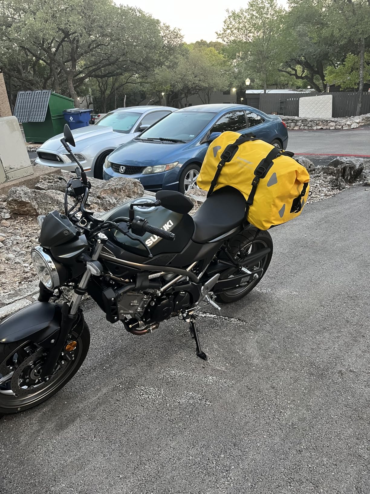 WILD HEART Dry Motorcycle Tail bag 70L/50L With Rope Straps and Inner Pocket Waterproof PVC 500D for Travel, Motorcycle and so on customer photo 1