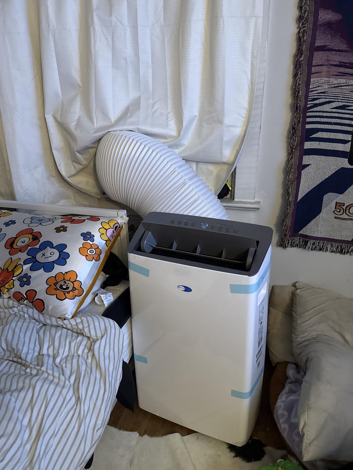 Whynter ARC-1230WNH 14,000 BTU (12,000 BTU SACC) NEX Inverter Dual Hose Cooling Portable Air Conditioner, Heater, Dehumidifier, and Fan with Smart Wi-Fi, Up to 600 sq ft in White customer photo 2