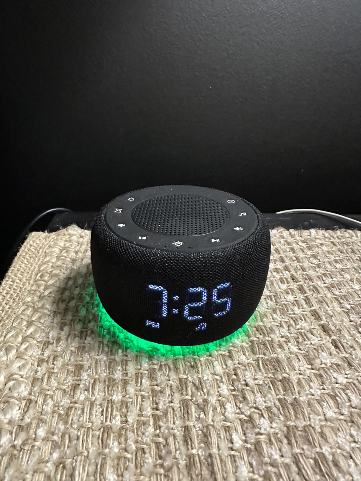 Buffbee Alarm Clock with Sound Machine for Bedrooms - 2-in-1 White Noise Machine for Sleep, Gentle Wake-Up with Soft Alarm Sounds, Ambient Night Light, Plug-in, Sleep Better, Wake Gently customer photo 2