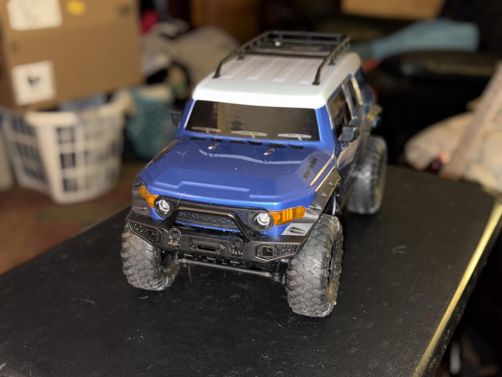 RC Cars RC Crawler 1/10 Scale RTR Remote Control Car 4WD 2.4GHz Brushed Offroad Racing Hobby Grade Model Vehicle with LED Lights 2Pcs Battery Toy for Kids and Adults customer photo 2