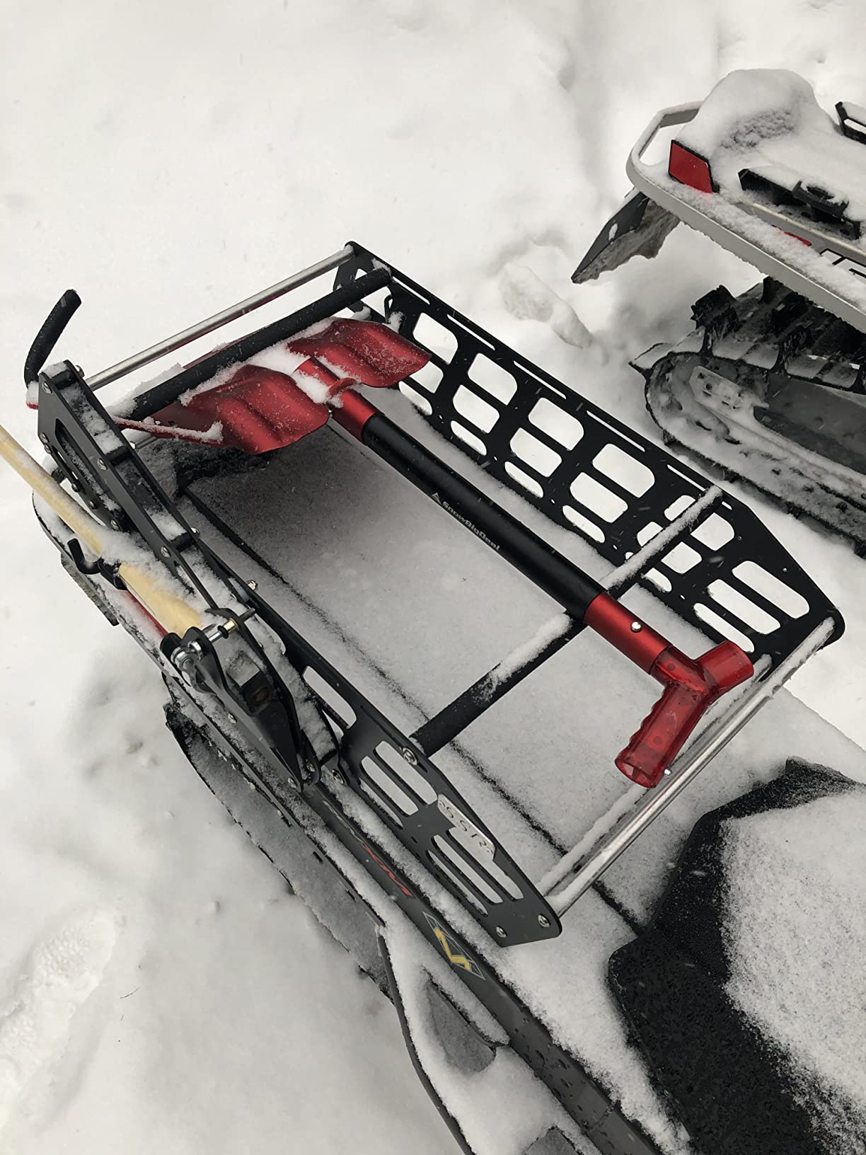 Emergency Snow Shovel with Saw - Converts from Dig to Chop/Hoe Mode - Portable for Snowmobiles, Skiing, Backcountry, Avalanche Rescue - Winter Survival Gear for Car, Camping - T6 Aluminum customer photo 3