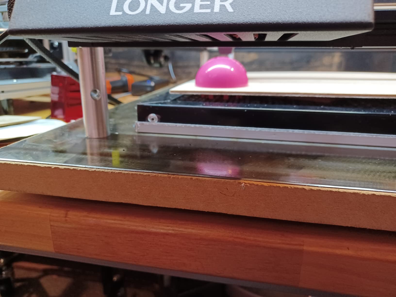 LONGER RAY5 Laser Engraver, Fully Upgraded with 10W Output, a 3.5-inch Color Touchscreen, and app-Based Offline Control; Ideal for Engraving Metal, Glass, and Wood. Working Area: 400x400 mm. customer photo 2