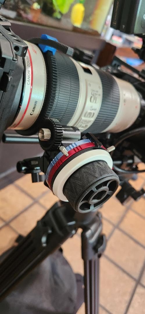 Nitze Mini Follow Focus with 15mm Rod, Gear Ring Belt, 3 Reversible Drive Gears and A/B Hard Stops customer photo 1
