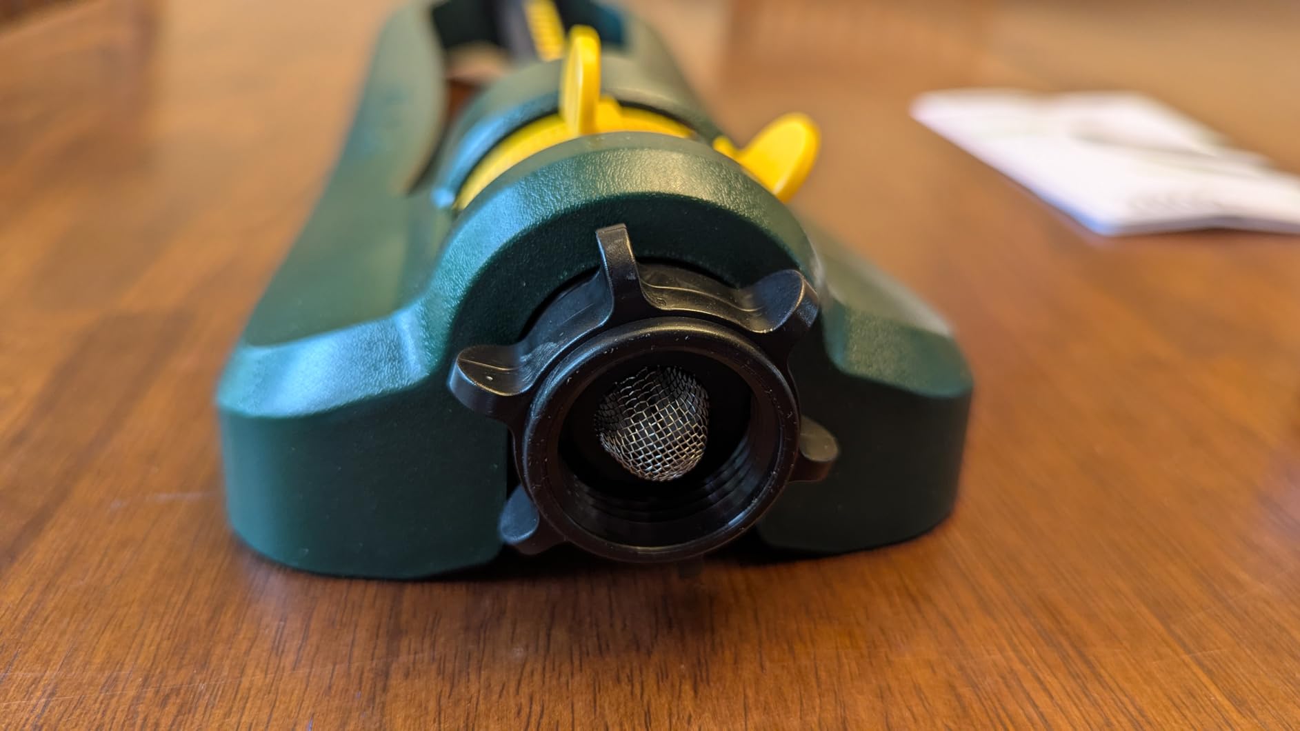 Melnor 65148AMZ TurboTek Oscillating Sprinkler, 2,800 sq. ft., Quick Connect Bundle, 16 Precision Nozzle, Green, Yellow customer photo 2