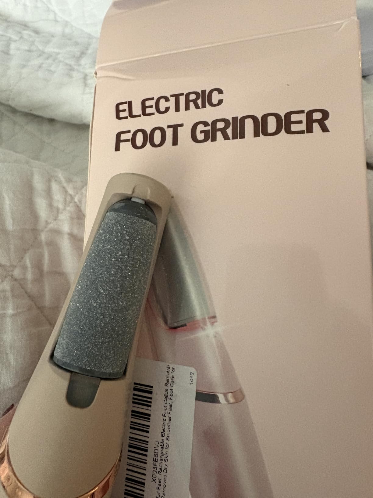 Electric Callus Removers for Feet, Haootadiy Electric Foot Callus Remover Pedicure Kits Rechargeable with 12 in 1, Removes Dry Skin for Smoother Feet, Foot Care for Dead Skin Ideal Gift, Assorted customer photo 2