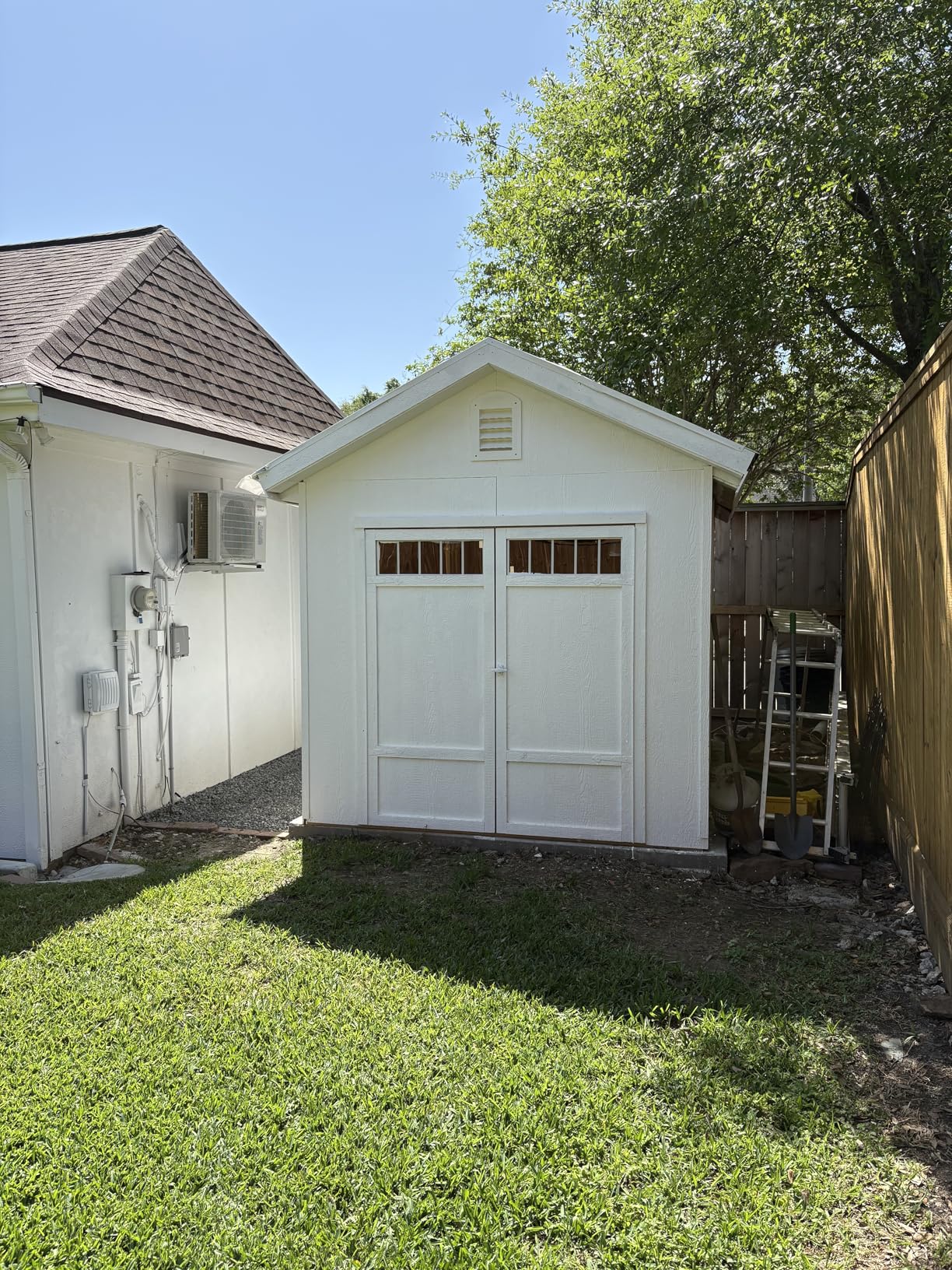 Handy Home Products Beachwood 10x12 Do-it-Yourself Wooden Storage Shed- Does not Include Floor kit, Paint, or Roofing Shingles customer photo 1