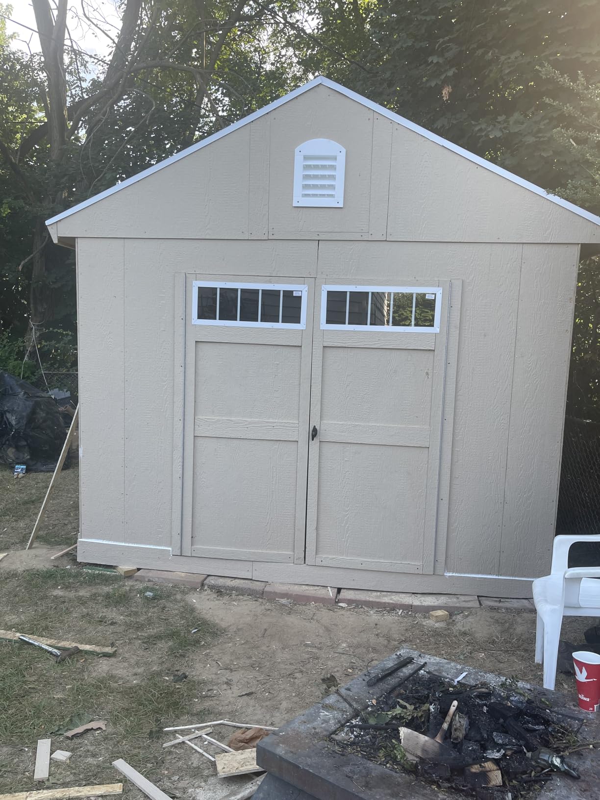 Handy Home Products Beachwood 10x12 Do-it-Yourself Wooden Storage Shed- Does not Include Floor kit, Paint, or Roofing Shingles customer photo 2