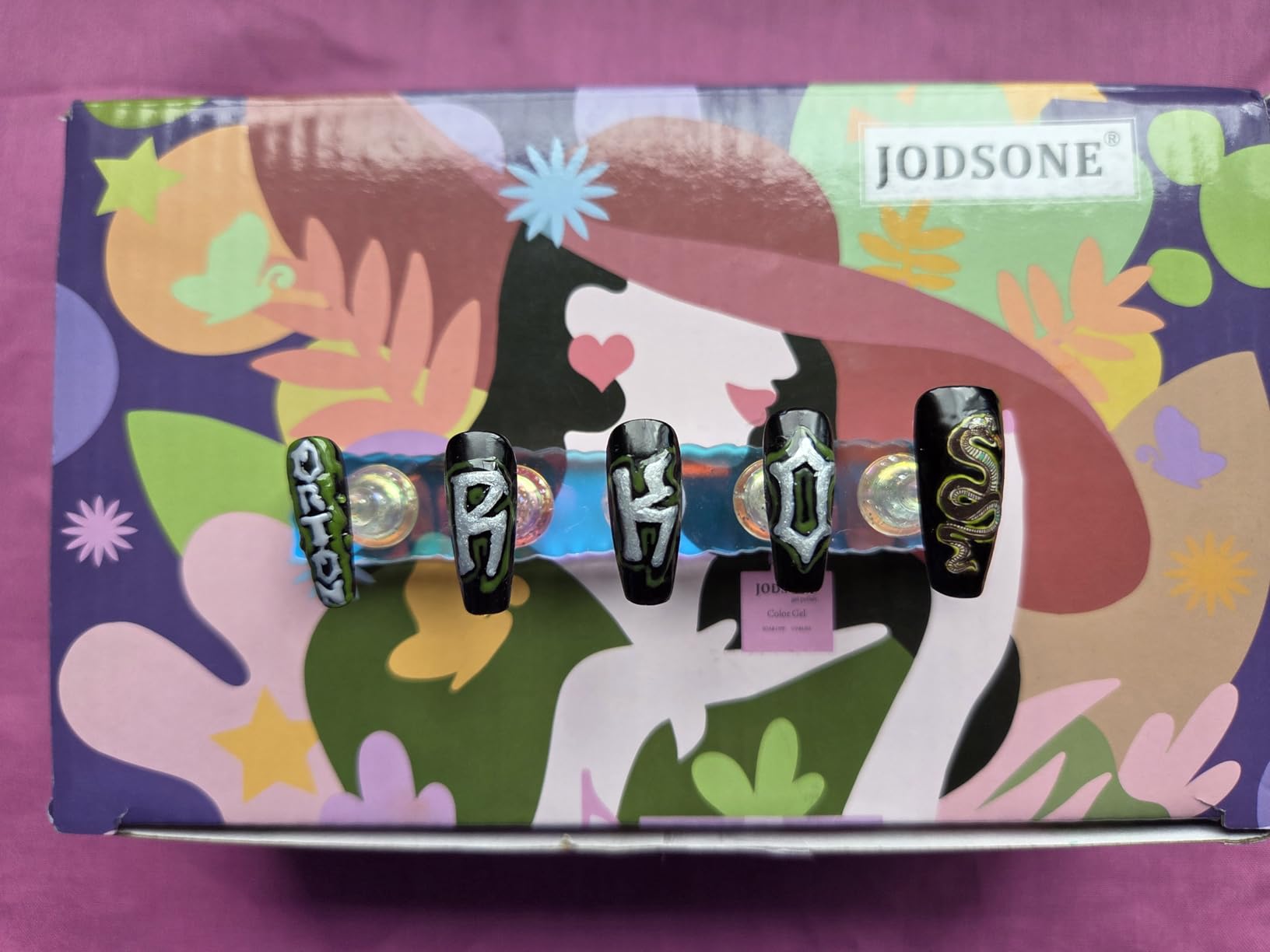 JODSONE Gel Nail Polish Kit 60 PCS with U V Light Soak off Base Top Coat 55 Shine Colors Gel Nail Kit Bright and Dark Brown Wine Red Series Manicure Set for Women and Girls customer photo 1