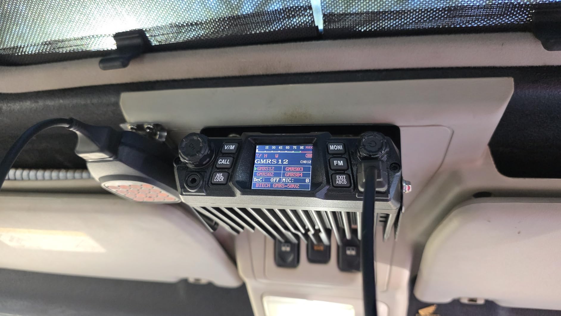 BTECH GMRS-50V2 50W 256 Fully Customizable Channels Mobile GMRS Two-Way Radio. Repeater Compatible, Dual Band Scanning (VHF/UHF), FM, & NOAA Weather Broadcast Receiver customer photo 2