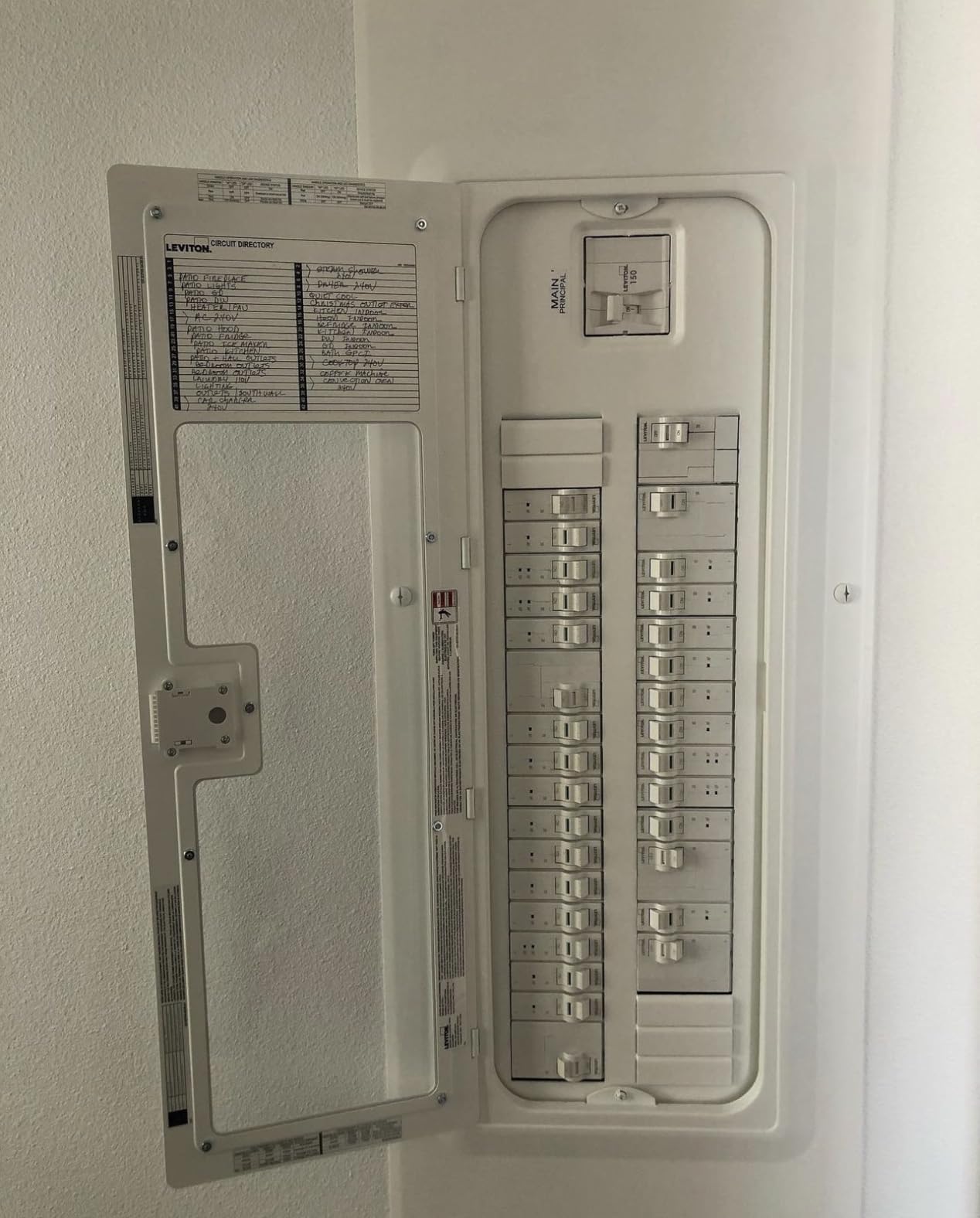 Leviton 20 Space, 20 Circuit Indoor Load Center with 100 Amp Main Circuit Breaker, LP210-BPD customer photo 1