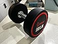 Sunny Health & Fitness Premium Polyurethane Commercial Grade Round Dumbbells with Diamond Knurled Handle, Durable Strength Training Equipment for Home Gym, 5-50LB customer photo 2
