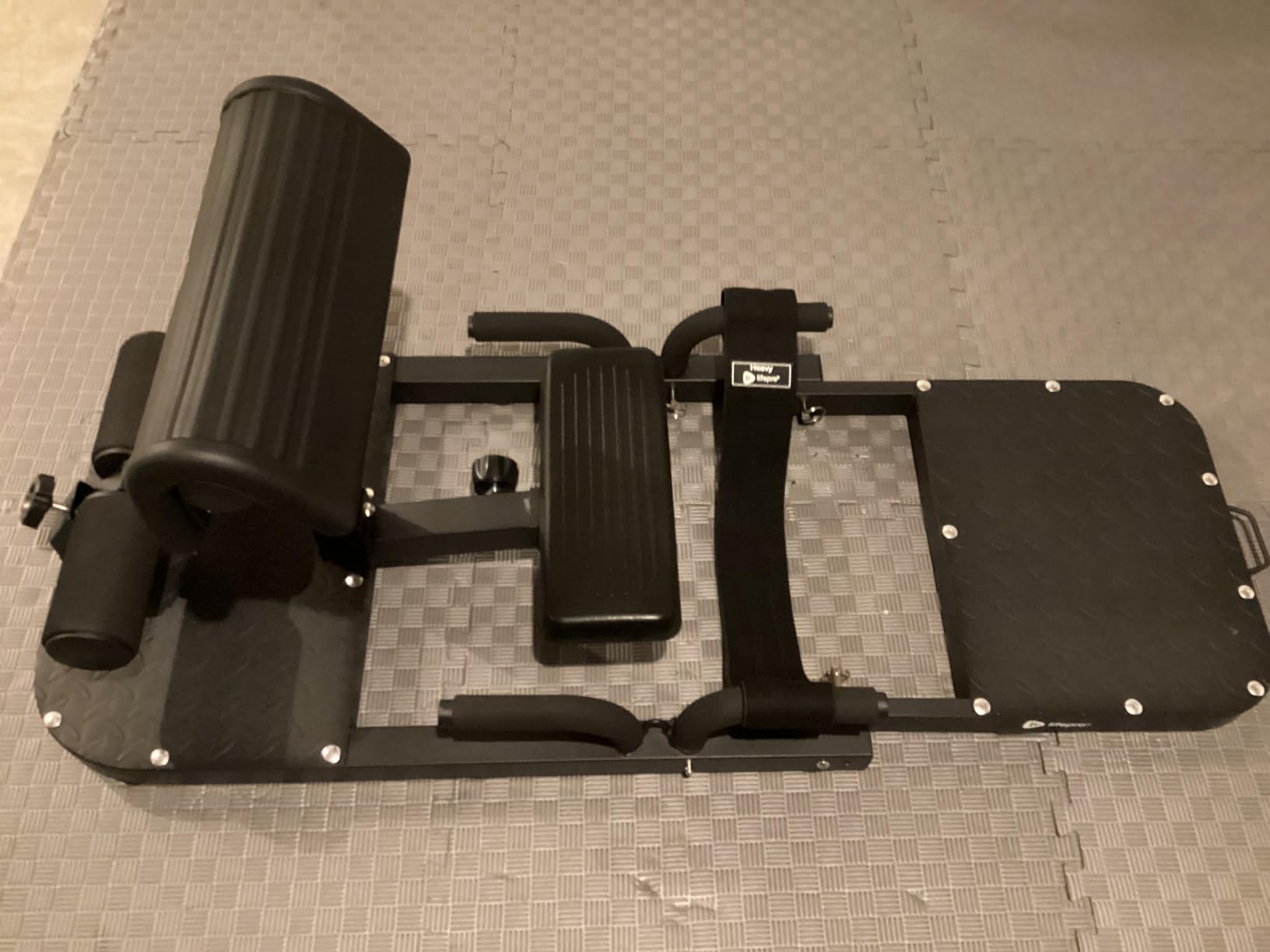 Lifepro Hip Thrust Machine - Adjustable Glutes Workout Equipment for Home - GluteBlast Foldable Booty Builder, Sissy Squat Machine customer photo 1