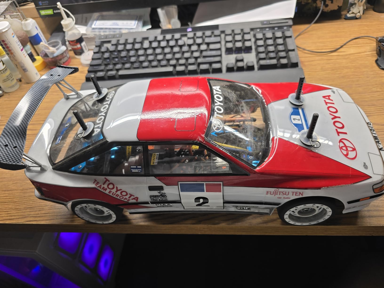 TAMIYA 1/10 Toyota Celica GT-Four ST165 TT-02 TAM58718A Cars Elec Kit 1/10 On-Road customer photo 1