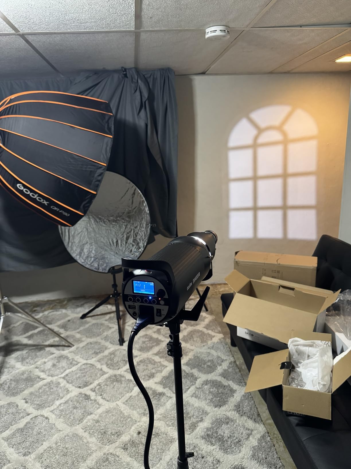 Godox SK400II-V 400Ws Photo Studio Strobe Flash Monolight Light with Bowens Mount & 10W LED Modeling Lamp for Studio, Shooting, Location and Portrait Photography customer photo 1