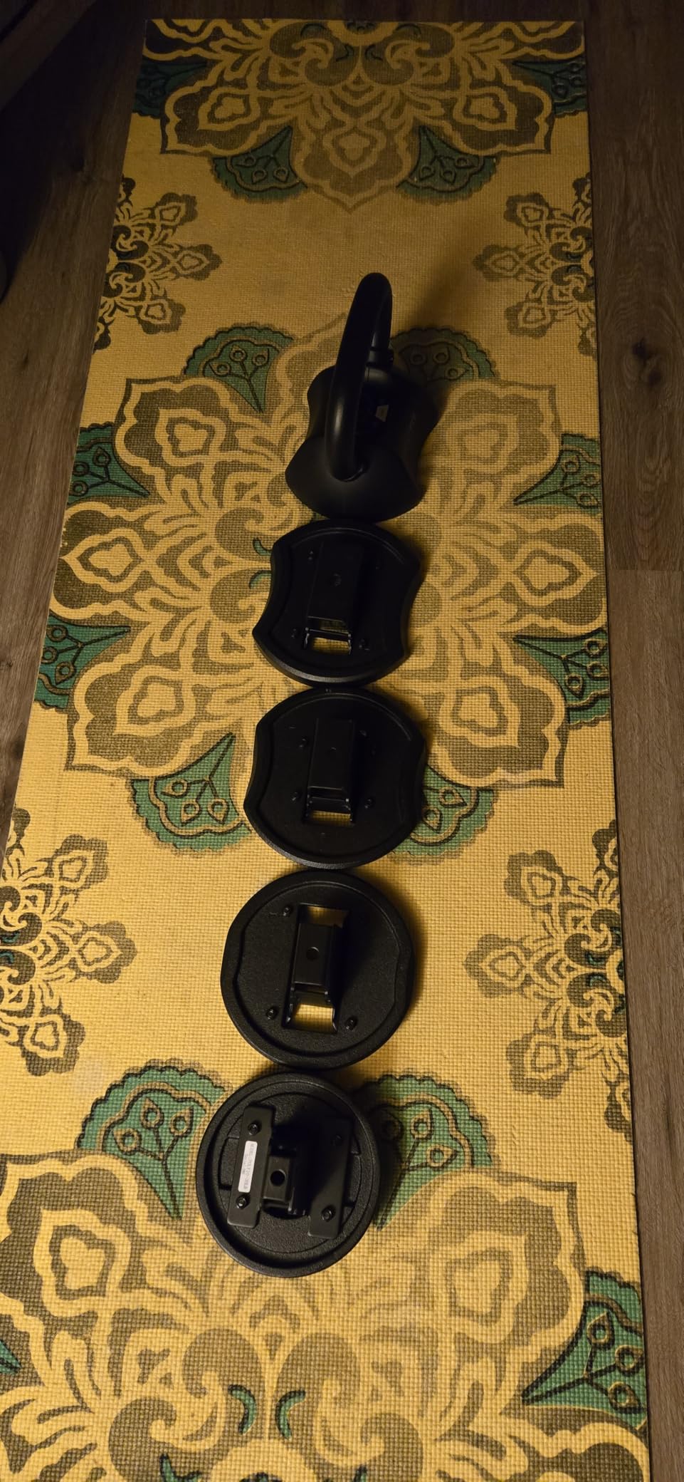 Polyfit Adjustable Kettlebell Set | 30/40/50 lbs | Kettlebell Weights for Home Gym customer photo 2