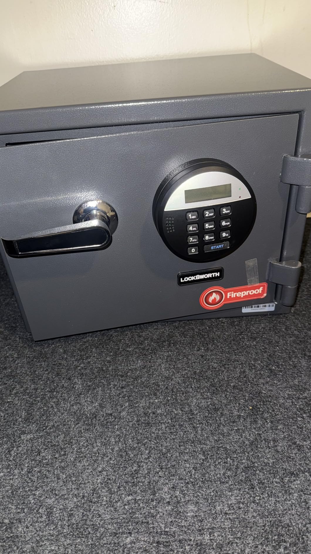 1.2 Cubic Feet Fireproof Safe Box, Fireproof Home Safe for Money, Jewelry, Documents and Valuables W/Digital Keypad, Alarm System, Removable Shelf, Home and Office Use Document Box customer photo 2