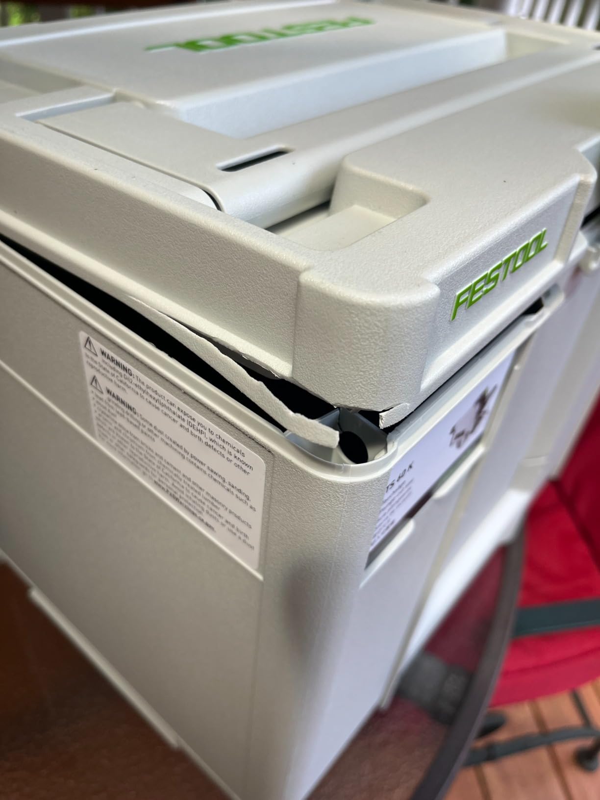 Festool Plunge-Cut Track Saw TS 60 KEB-F-Plus-FS US with 55-Inch (1400mm) Guide Rail customer photo 2