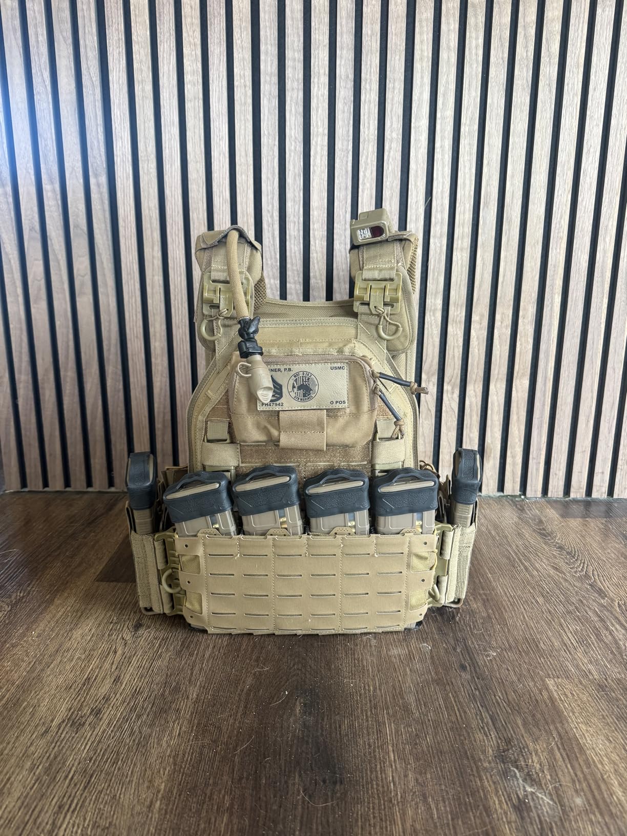 BOMTURN Tactical Vest for Men Quick Release Laser-Cutting Modular Vest for Outdoor customer photo 1