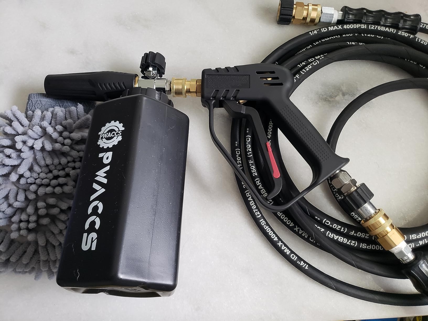 PWACCS Foam Cannon for Pressure Washer, Adjustable Car Wash Foam Cannon, Big Mouth Snow Foam Lance customer photo 1