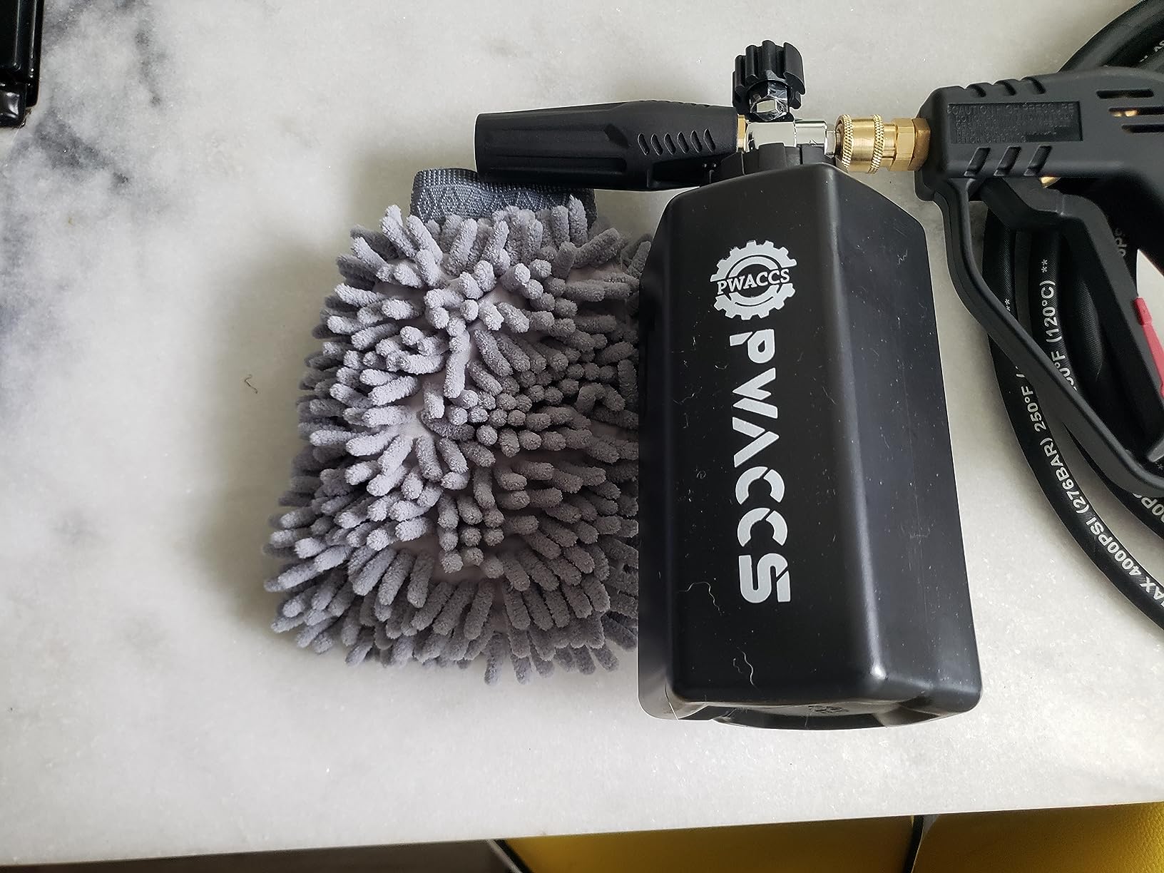 PWACCS Foam Cannon for Pressure Washer, Adjustable Car Wash Foam Cannon, Big Mouth Snow Foam Lance customer photo 2