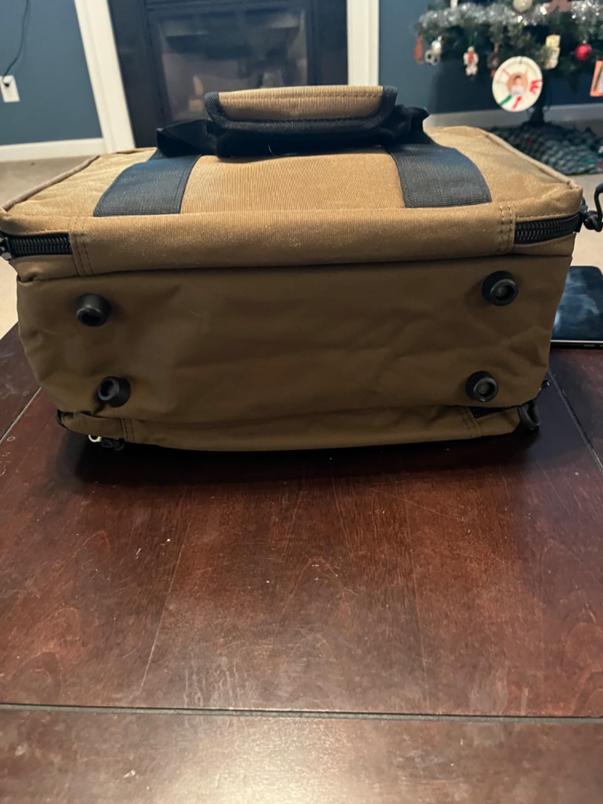 Range Bag Pistol Handgun Bag Gun Carrying Case for Handguns and Ammo with Lockable Zippers customer photo 2