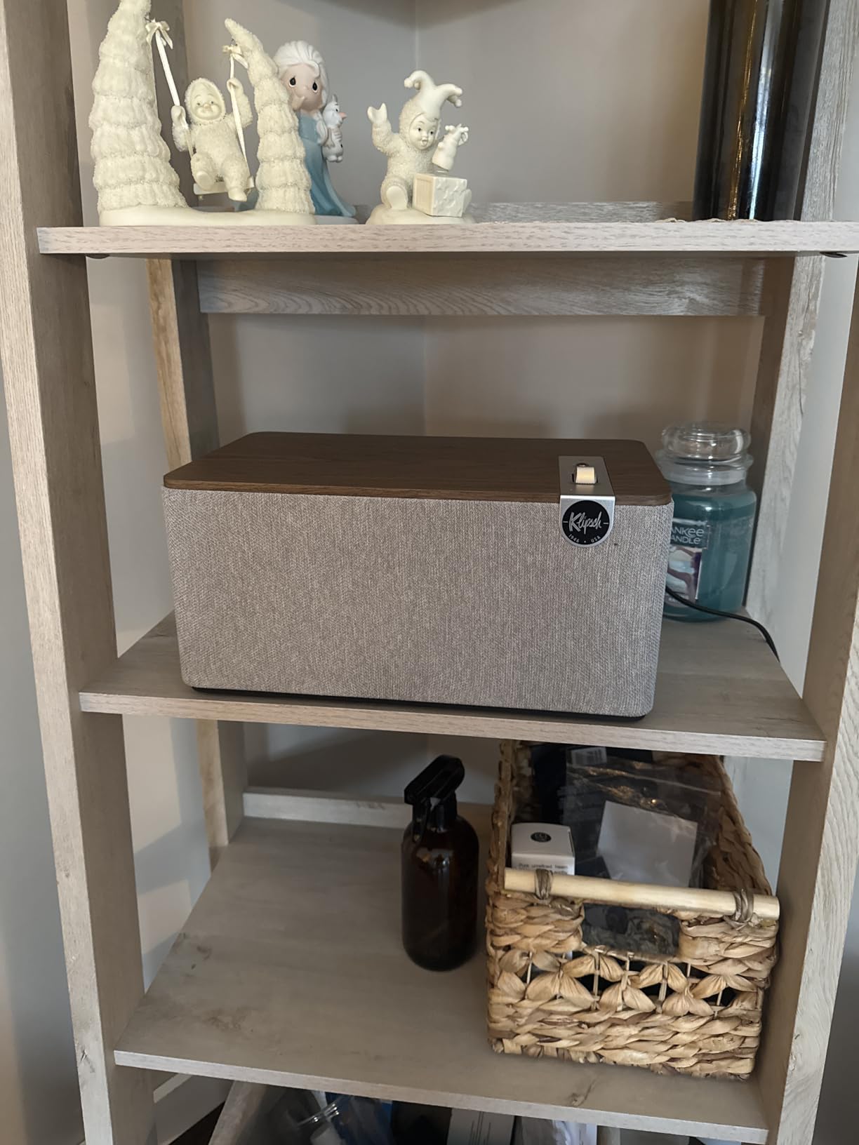 Klipsch The Three Plus Premium Bluetooth Speaker System, Walnut customer photo 2