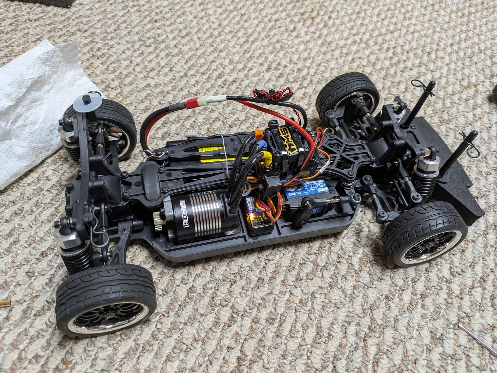 1/10 Scale 4X4 On-Road Rolling Chassis Frame Kit - Hobby Grade RC Car Chassis for Adults, DIY Customizable RC Car Frame (Electric Parts Not Included) customer photo 2