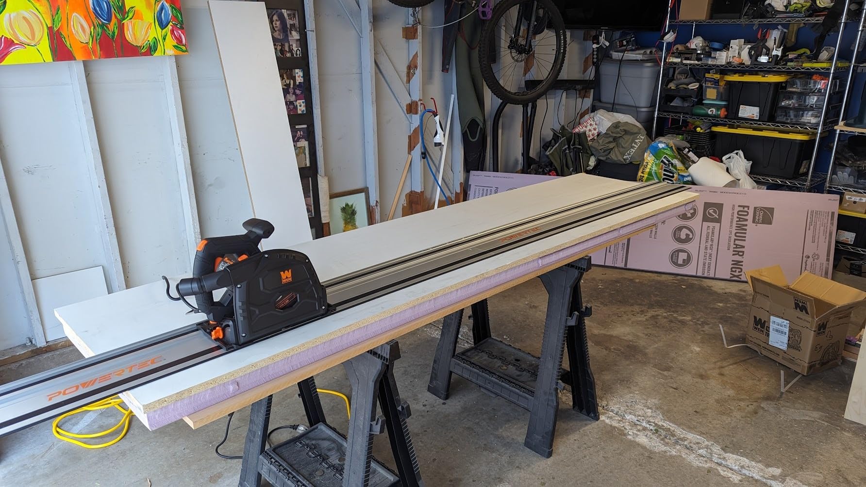 WEN CT1274 7.25-Inch Track Saw, Variable Speed, Corded Electric customer photo 2