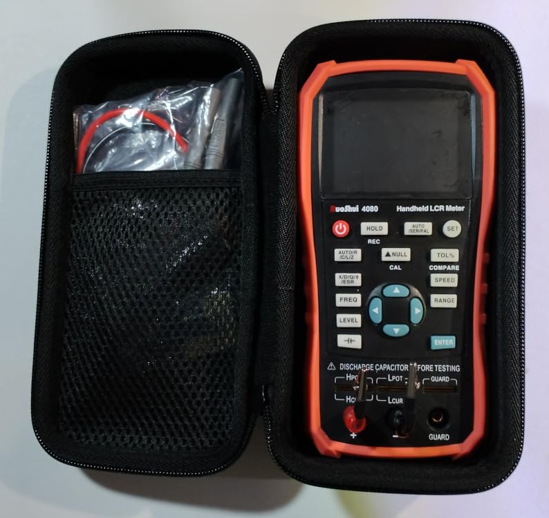 Handheld LCR Meter 100Hz-100KHz, 0.2% Accuracy, Digital Bridge Multimeter for Capacitance, Inductance, Resistance Testing, with ESR Calibration (4080) customer photo 1