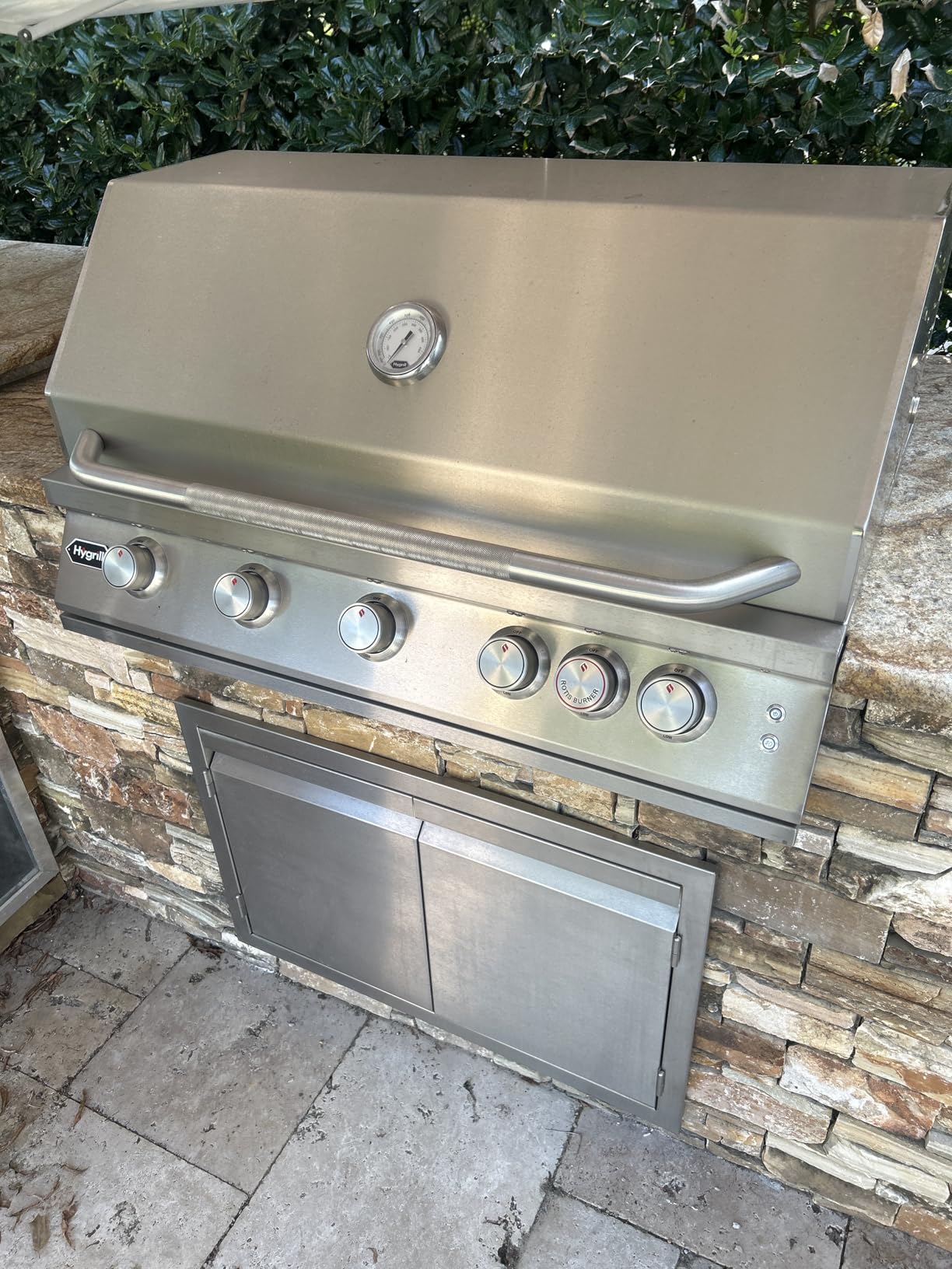 Hygrill Premium XTR 40-Inch Built In Grill, Stainless Steel 5-Burner Grill Head for Outdoor Kitchen with Rear Infrared Burner and LED Lights, Liquid Propane customer photo 1