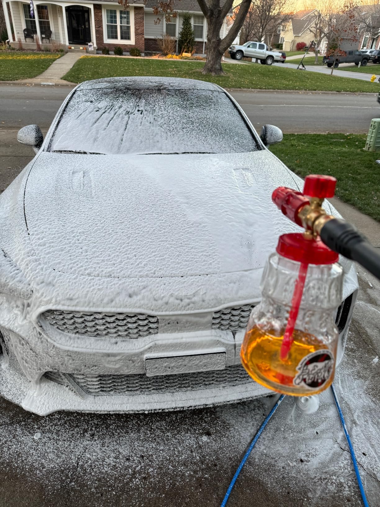 BEAR FORCE Pressure Washer Brass Foam Cannon Foam Generator with 1.25mm & 1.10mm Orifice Nozzle customer photo 1