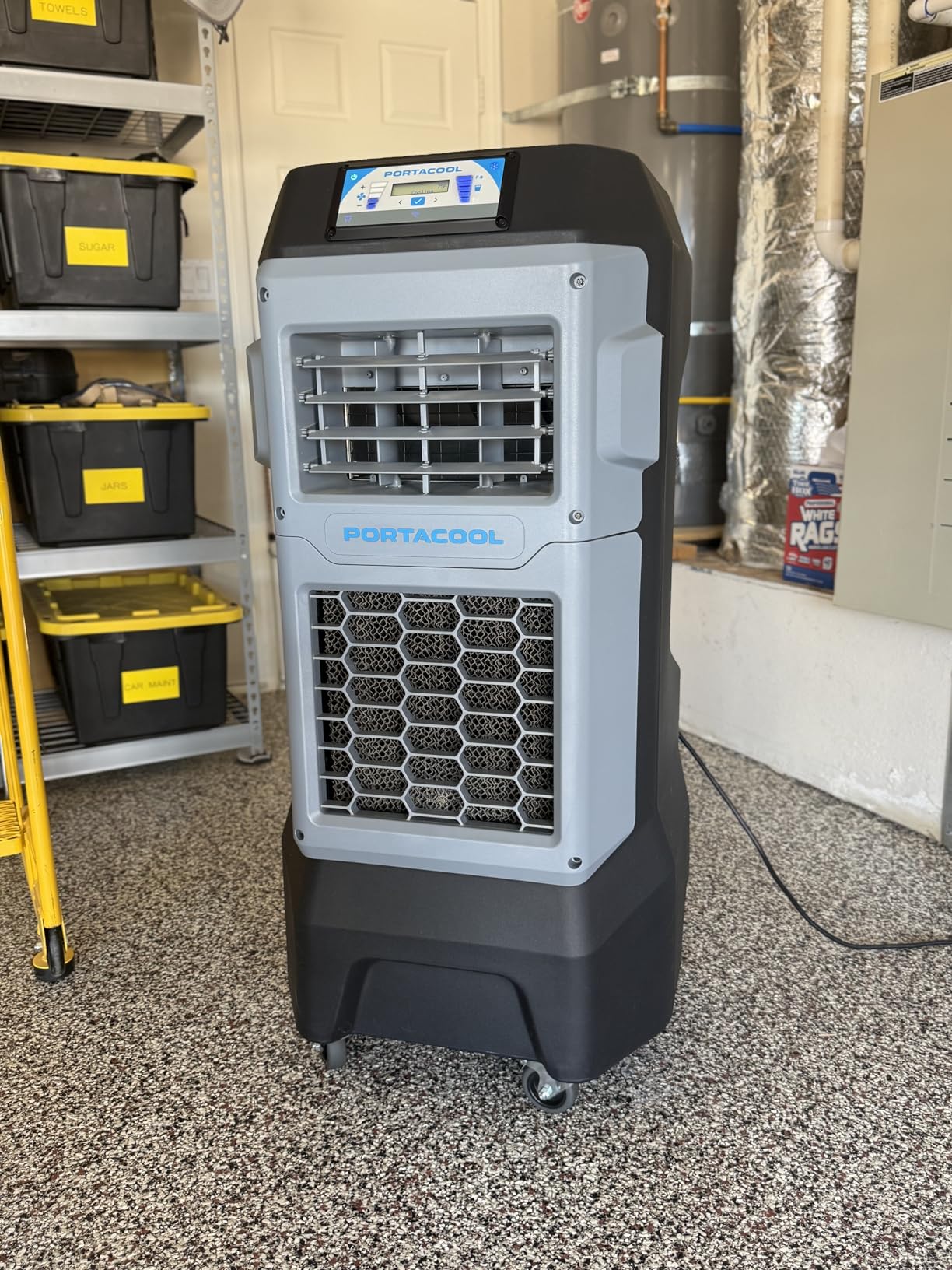 Portacool Apex 4000 (PACA40001A1) - Wi-Fi Enabled High Velocity Portable Evaporative Cooler for 4000 sq. ft. with up to 50-foot Reach, Programable, 55 Gallon Reservoir, Variable Speed customer photo 2