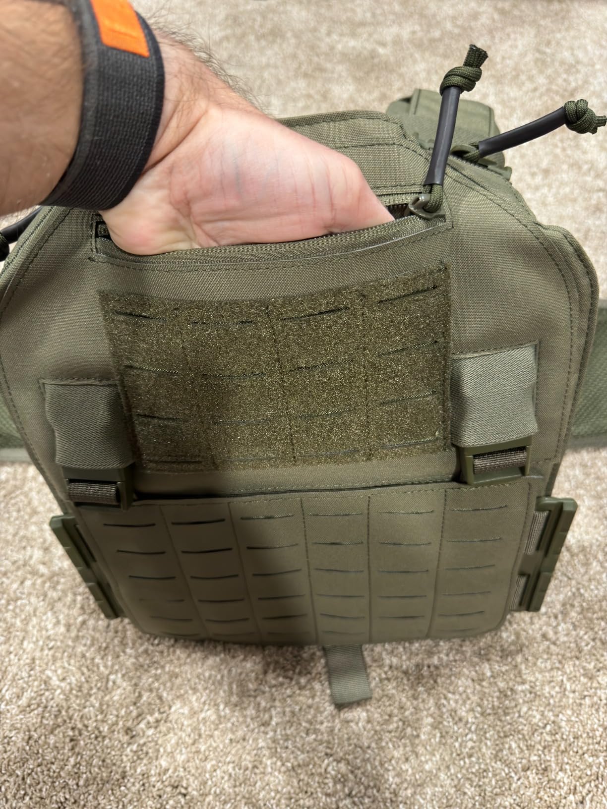 DEYACE Tactical Quick Release Vest for Men, Fully Adjustable Plate Carriers Vest with Breathable 3D Mesh Liner customer photo 2