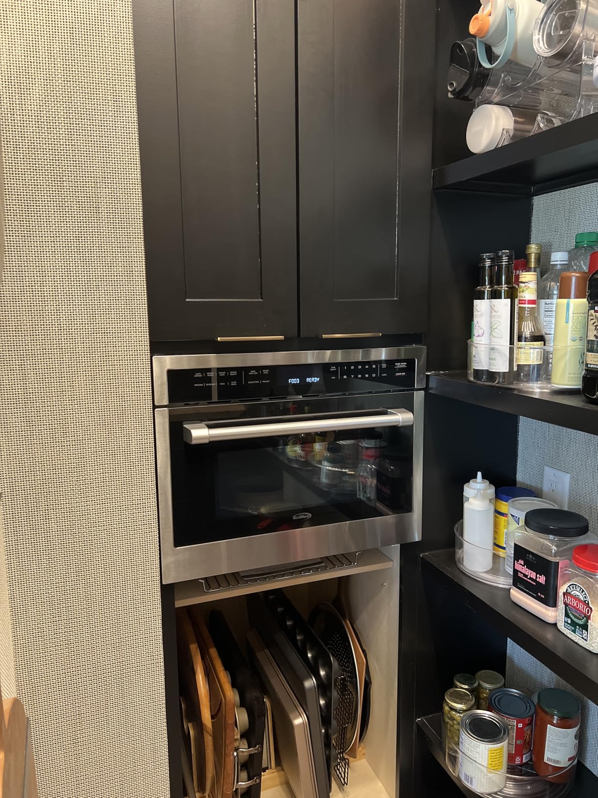 KoolMore 30 in. Built-in Microwave with Convection Oven and Air Fryer, 1000W Power with 10 Levels, UL Listed and 1.6 cu. ft. Capacity in Stainless-Steel (KM-CWO30-SS) customer photo 2