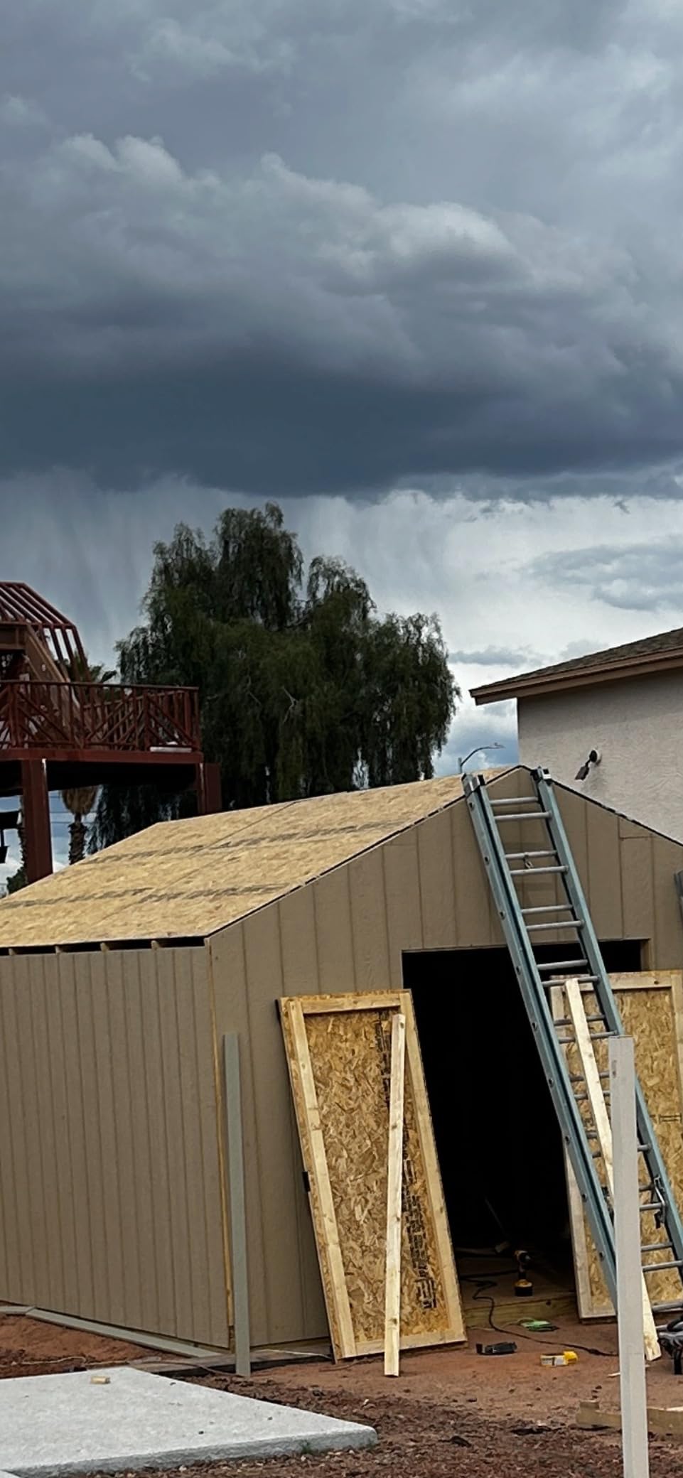 Little Cottage Co. 10x20 Value Gable Shed with Floor, Outdoor Wood Storage Do-It-Yourself Precut Kit customer photo 2