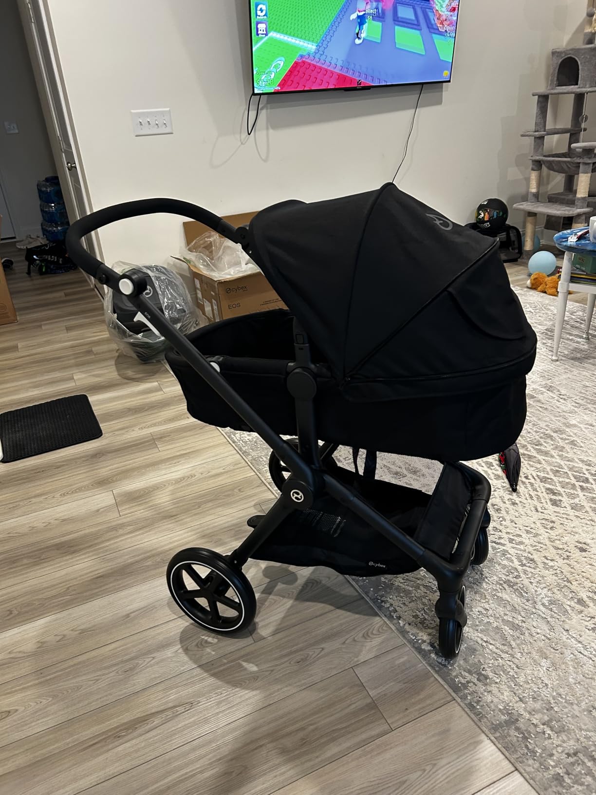 Cybex EOS 2-in-1 Stroller, Moon Black customer photo 1