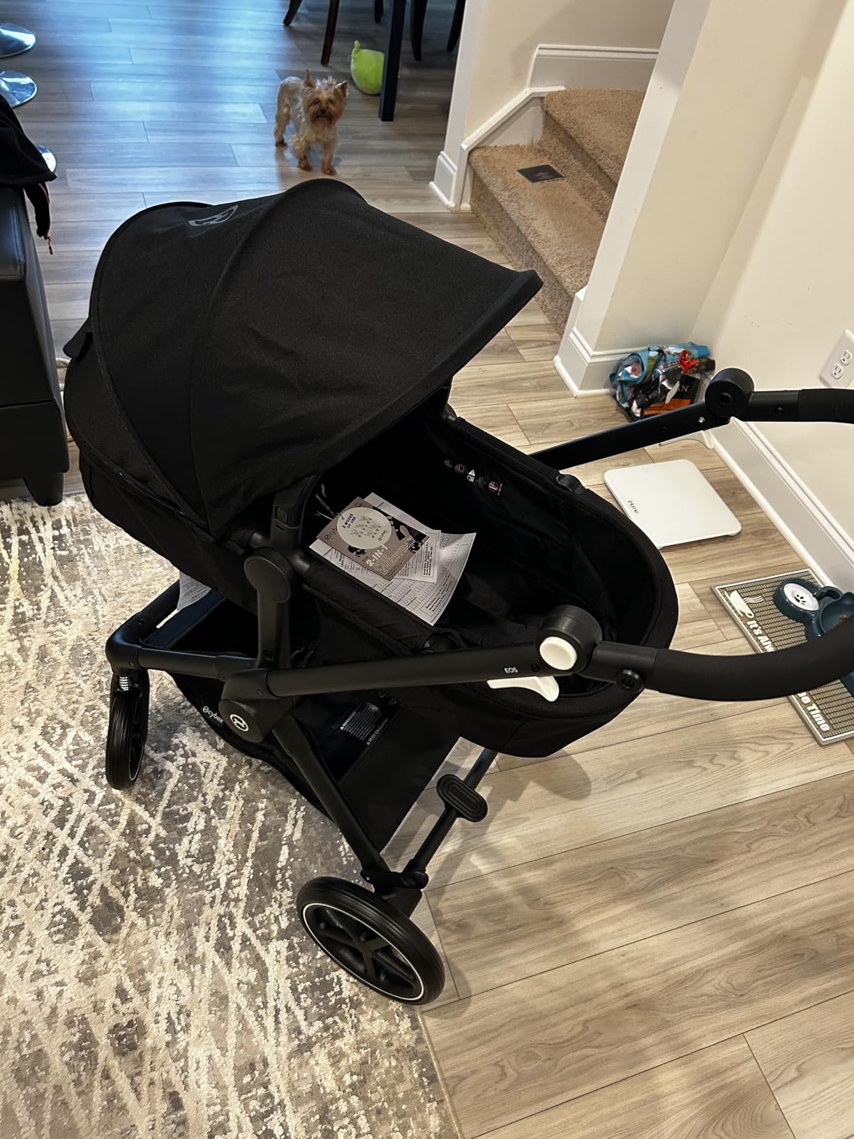 Cybex EOS 2-in-1 Stroller, Moon Black customer photo 2