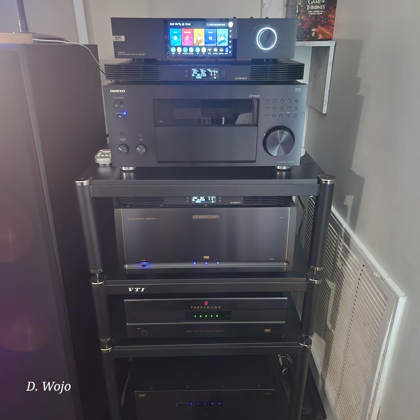 EVERSOLO DMP-A8 Music Streamer, DAP, DAC, Preamp, 4GDDR4 +64GeMMC AK4191EQ+AK4499EX, ARC Input, IIS Output, UV Meters, spectrums, Parametric EQ, Pre AMP+10dB Analog gain, DSD512 PCM768kHz/32bit Black customer photo 1