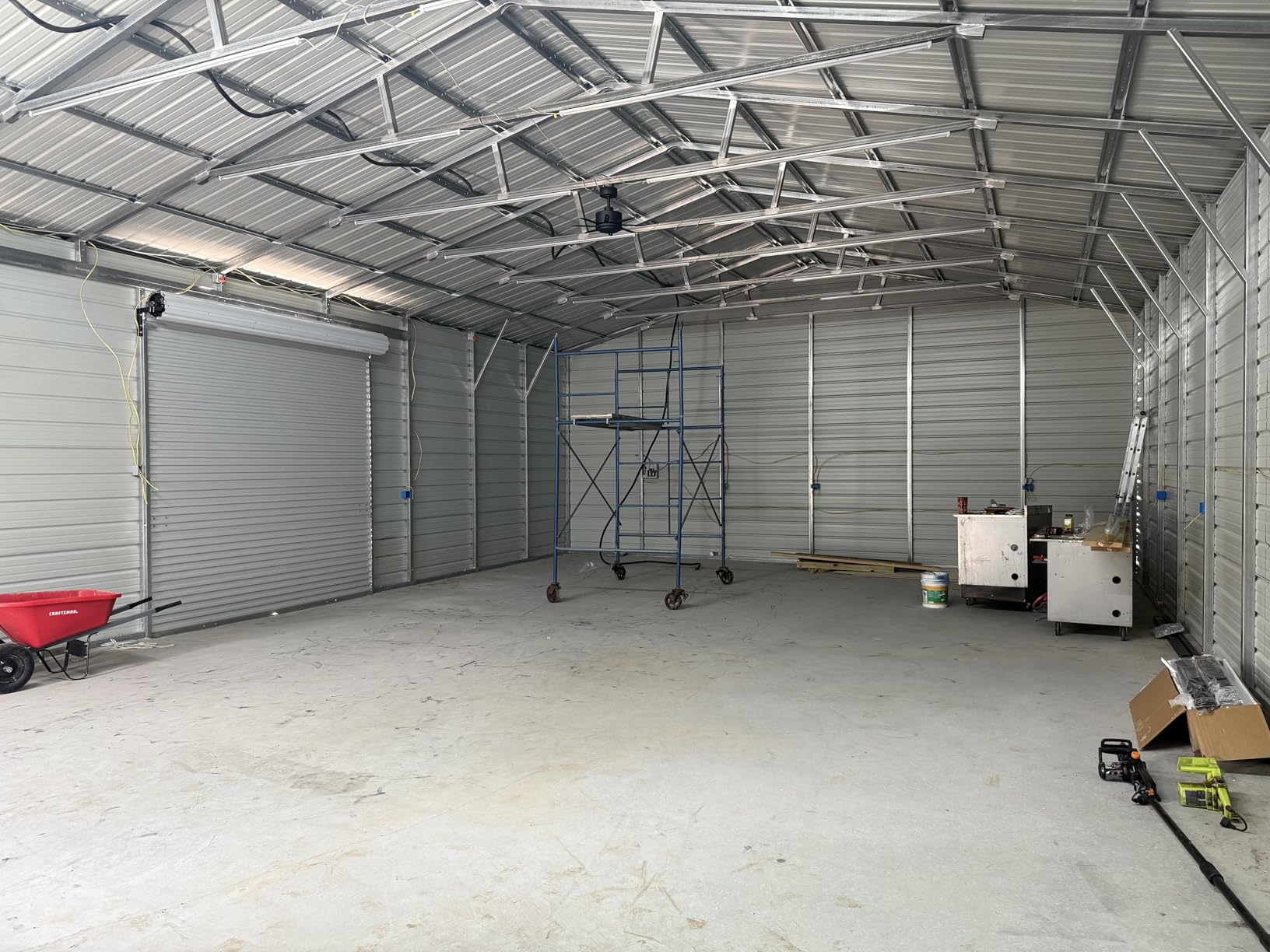 BlueTex Roll Up Garage Door Insulation Kit for Cooling Down Metal Buildings - Easy to Install Complete Insulation for 2 Garage Doors Up to 10'x10' or Large Single Door (10'x10' - 2 Doors) customer photo 2