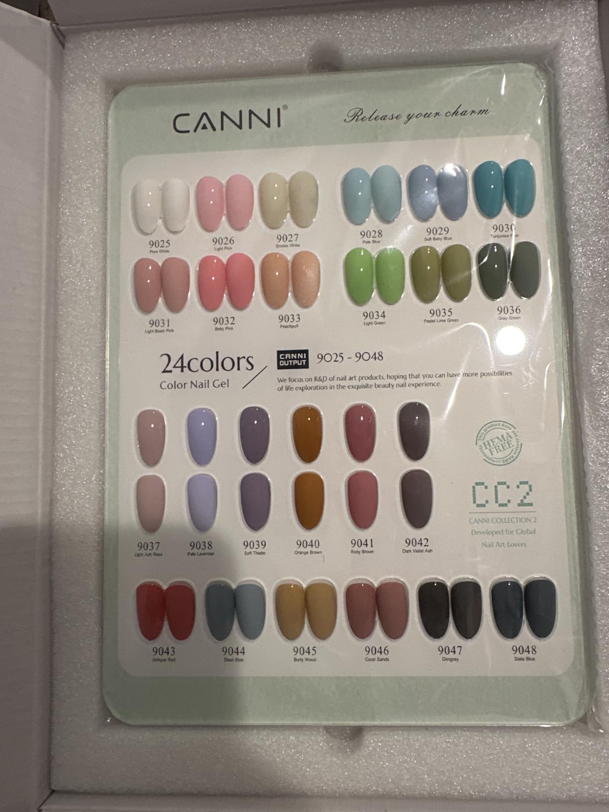 CANNI CC1 30Pcs 9ML Hema-free Gel Nail Polish Set, Black Pink Nude Red Blue Green Gel Polish Kit Color Soak Off LED Nail Gel Polish Set Nail Art Starter Manicure Salon DIY at Home customer photo 2
