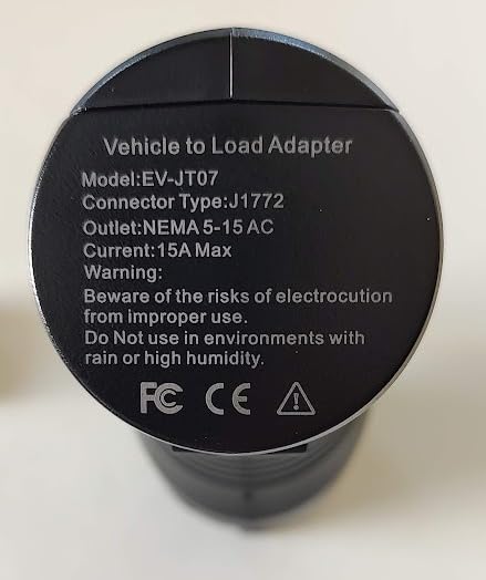 EVDANCE V2L Adapter Compatible with Hyundai Ioniq 5 & Ioniq 6, Kia EV6 15 Amp Vehicle to Load Adapter for Outdoor customer photo 1