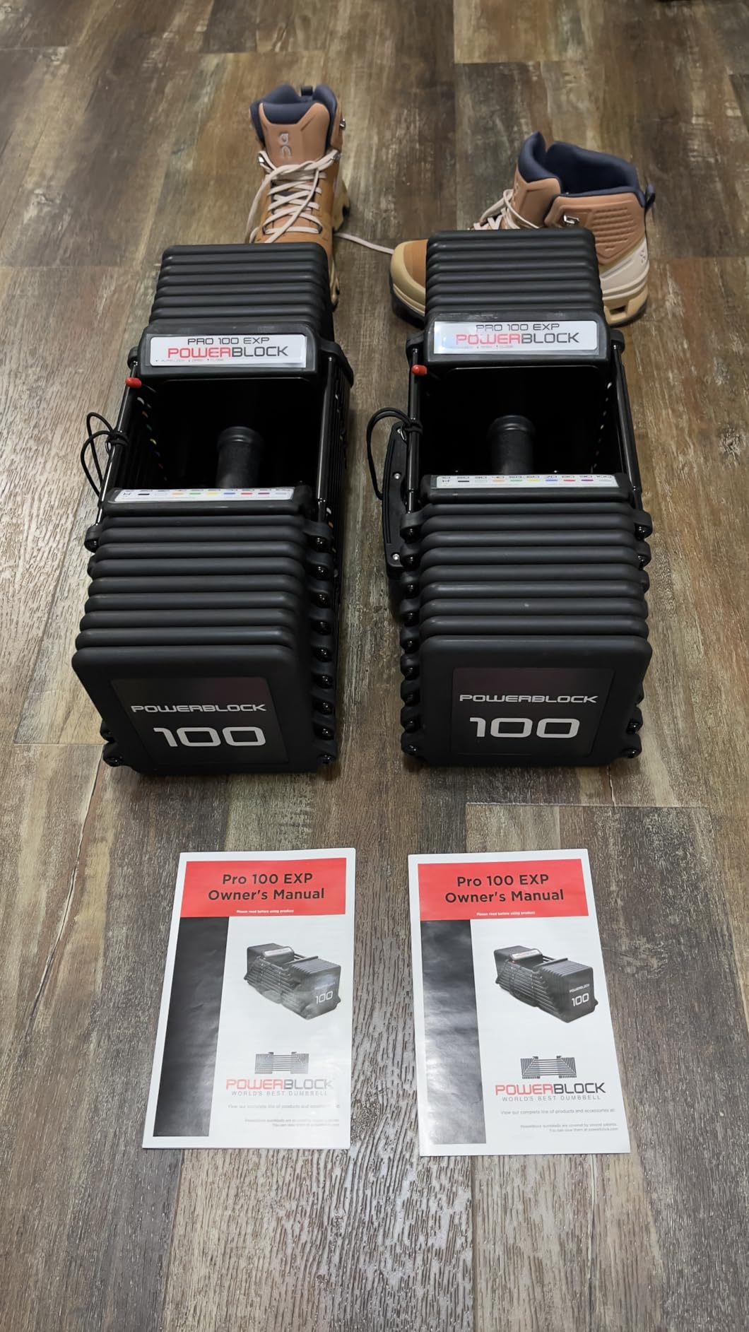 PowerBlock Pro 100 Adjustable Dumbbell, Sold As A Single Unit 5-100 lb Dumbbell - Durable Steel Build, Innovative Workout Equipment, Strength Training customer photo 2