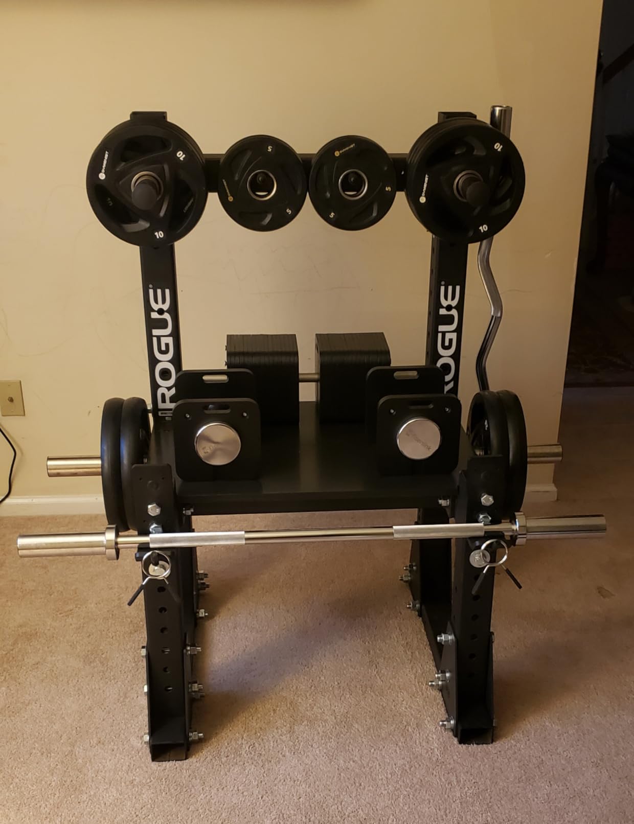 Eisenlink Adjustable Dumbbell Set, 10-50/80lb, 5lb Increments, Quick-Lock Square Weight Dumbbells for Home Gym Fitness (50/80lb×2) customer photo 2