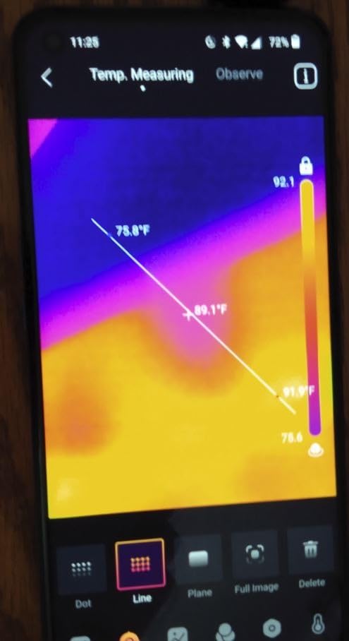 TOPDON TS001 256x192 IR Resolution Thermal Camera for Android, Thermal Night Vision Monocular Thermal Imager with 9mm Adjustable Focus Lens customer photo 2