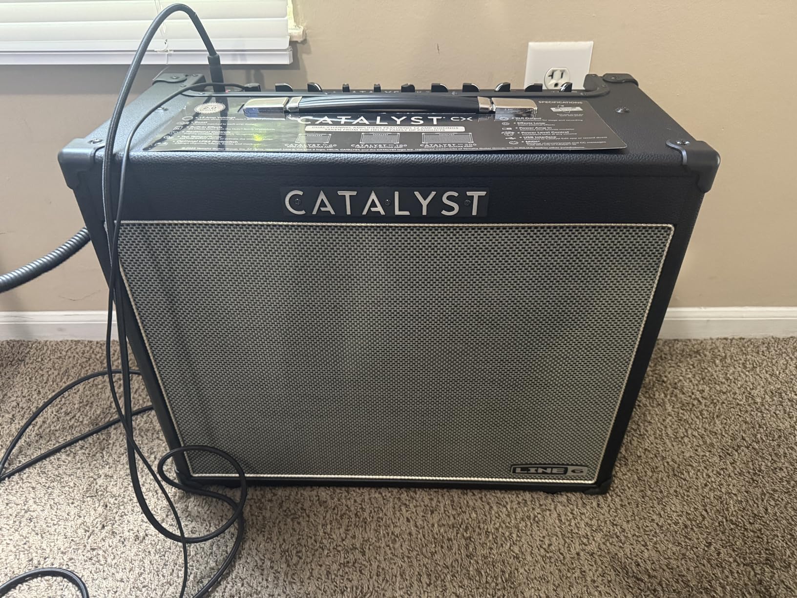 Line 6 Catalyst CX 100 Combo Amp 1x12in 100 Watts customer photo 2