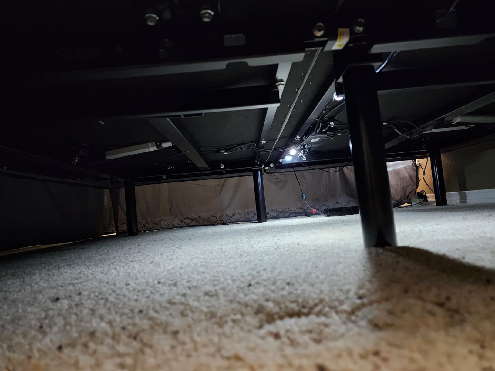 Sven & Son Classic Adjustable Bed Base, Head and Foot Lift, Massage, Under-Bed Lights, USB, Memory, Zero Gravity Smart Frame - Split King customer photo 2