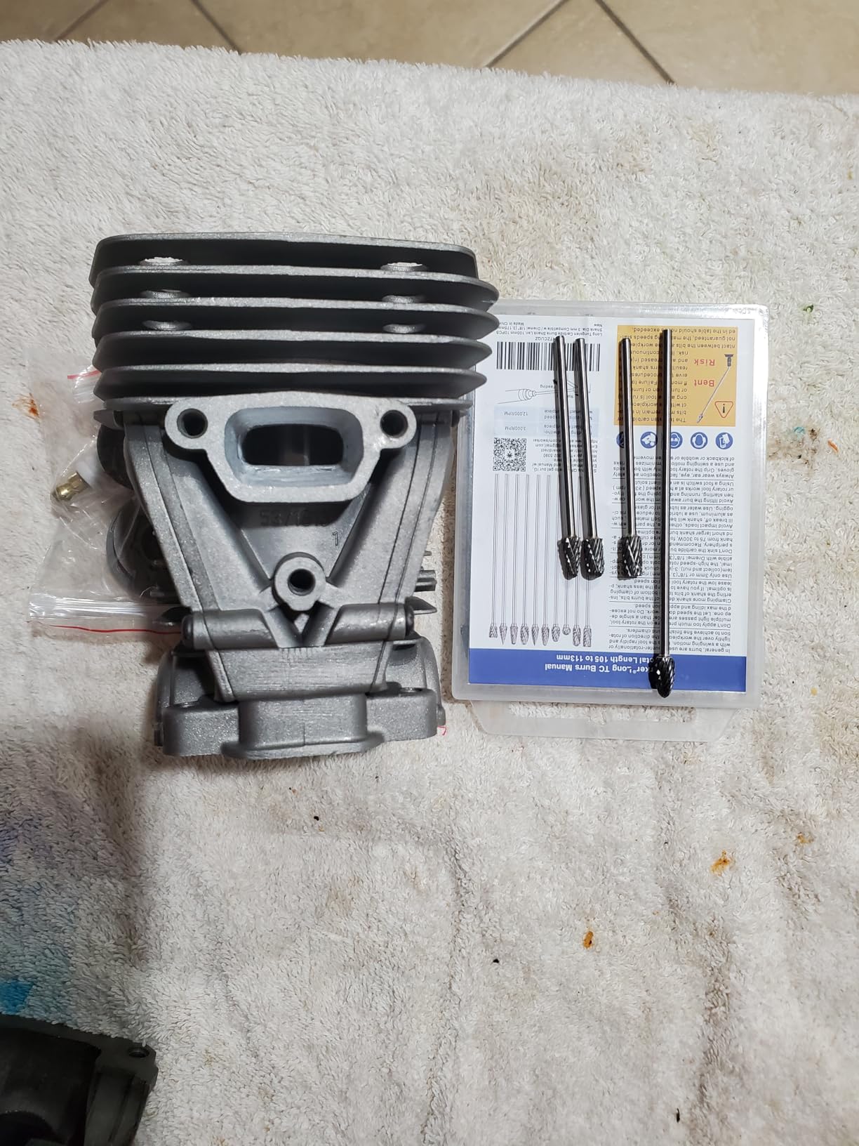 Sworker 10 Pcs Carbide Burr Set 1/8