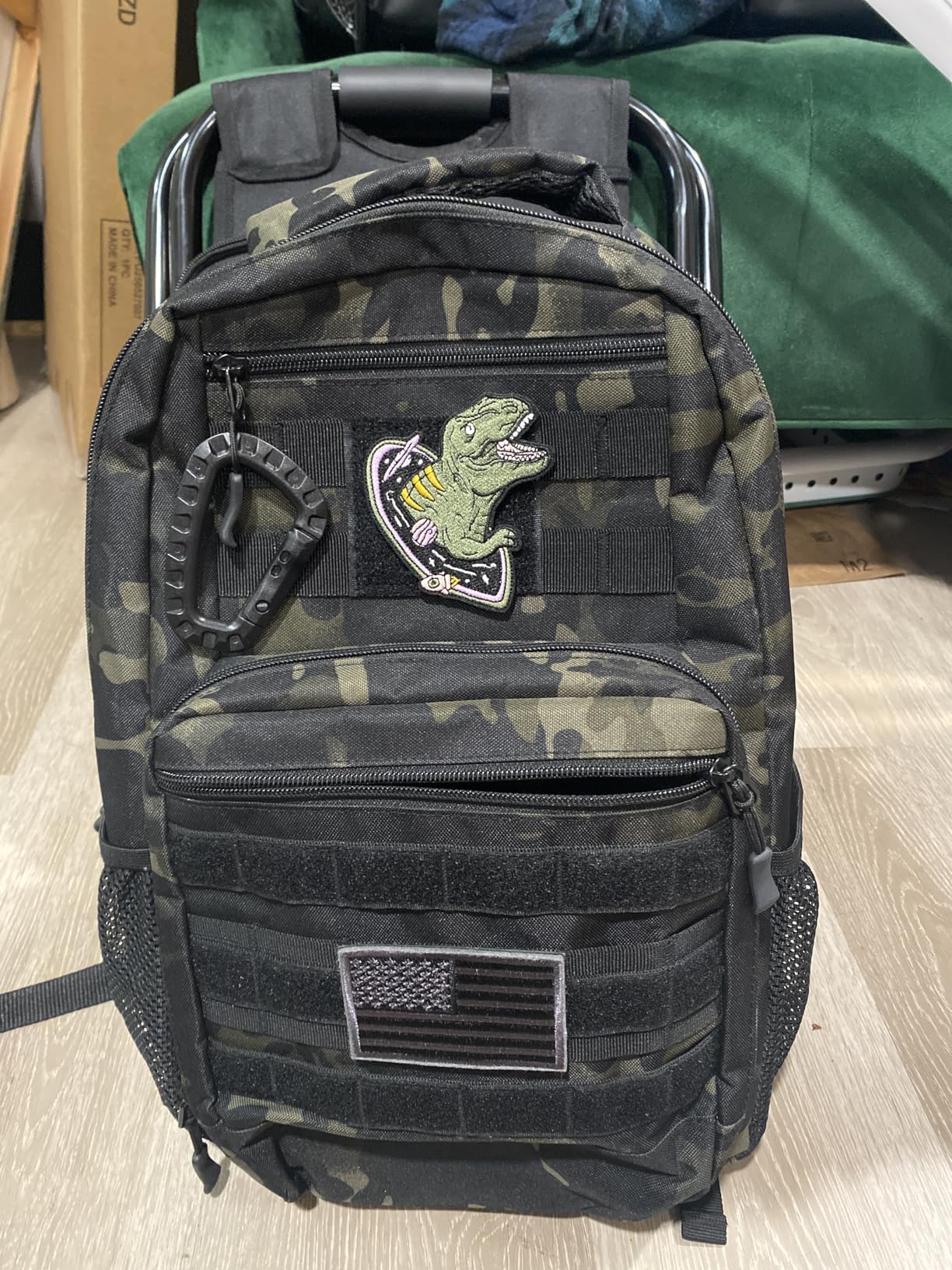 Kids Tactical Backpack Army Molle Bookbag Military Boys Backpack for School, Outdoor, Camping, Black customer photo 1