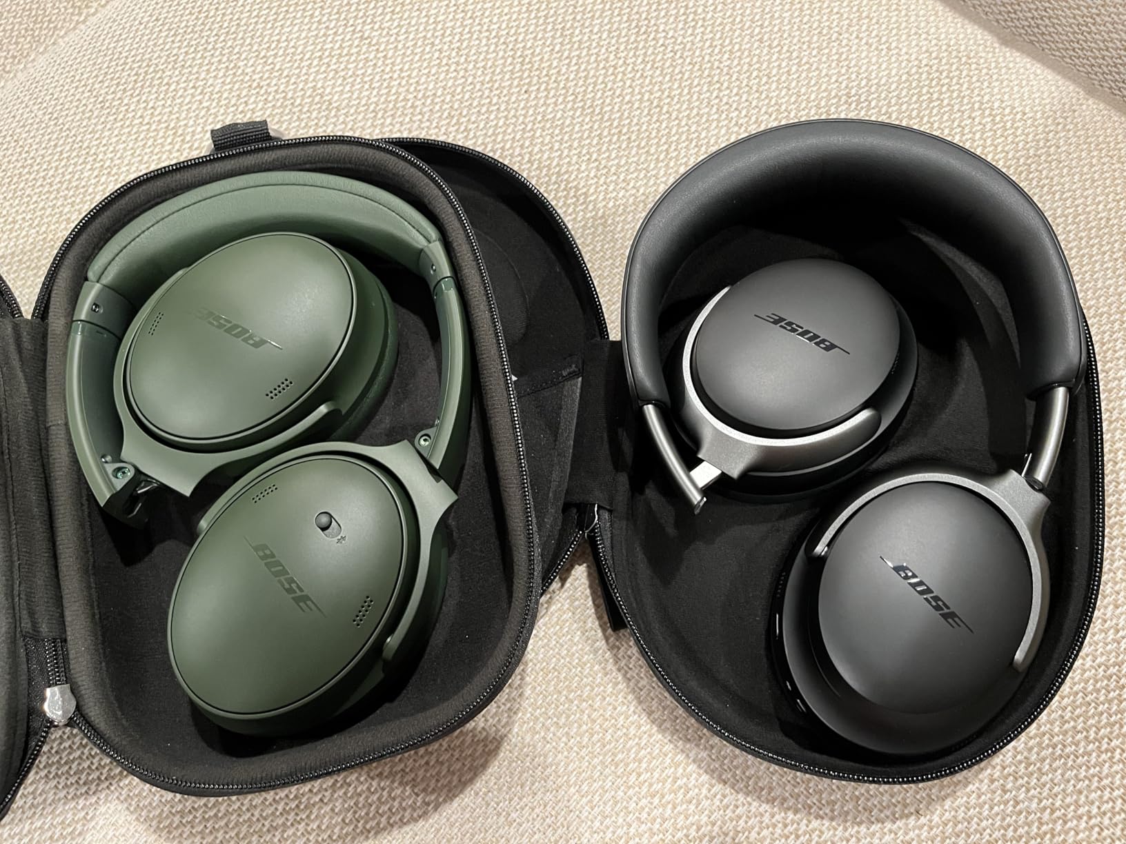 Bose QuietComfort Bluetooth Headphones, Wireless Headphones with Active Over Ear Noise Cancelling and Mic, Deep Bass, Up to 24 Hours of Playtime, Blue Dusk - Limited Edition Color customer photo 1