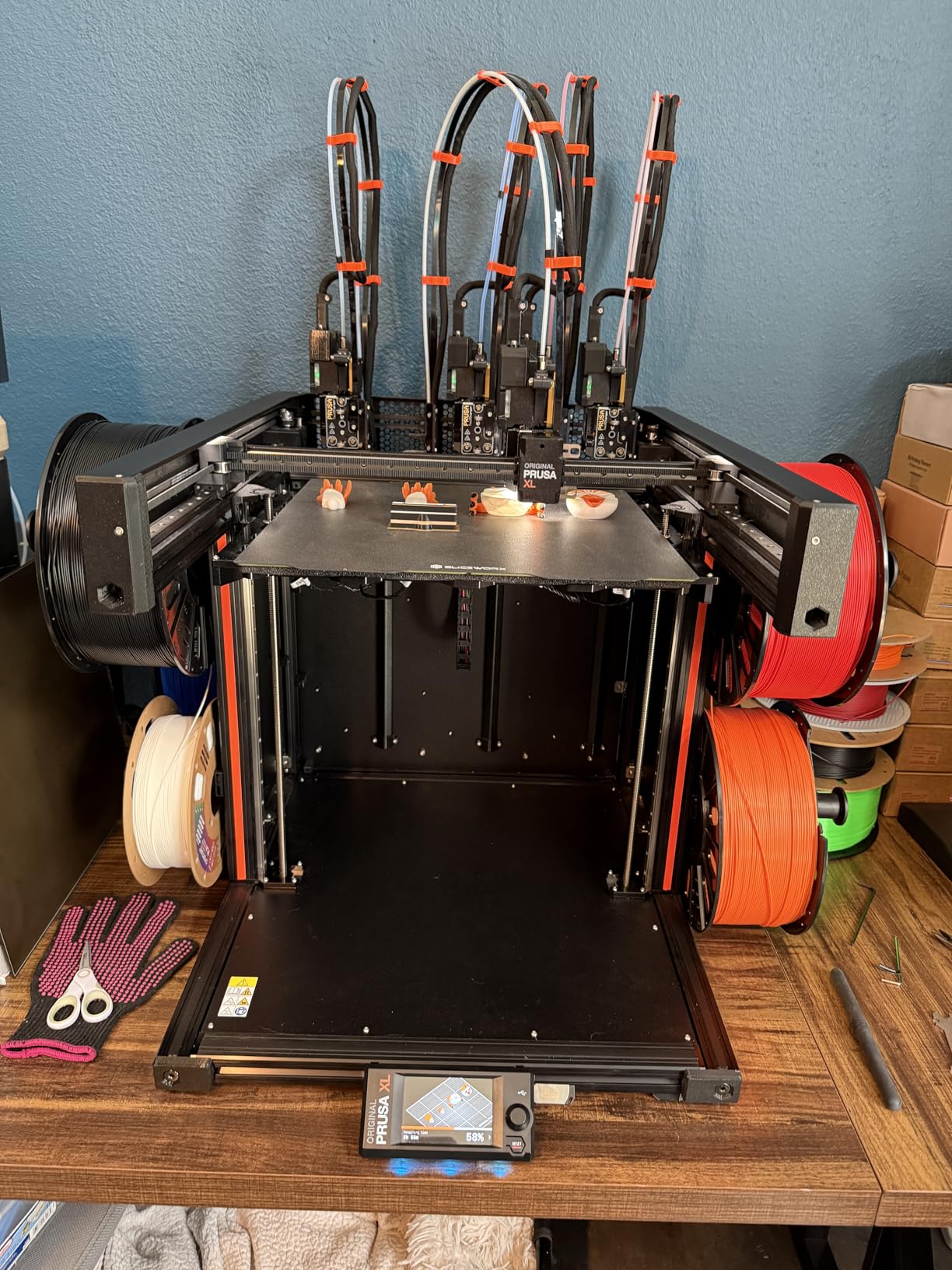 Original Prusa XL Assembled 5-Toolhead 3D Printer, Large-Scale CoreXY, Tested, Build Volume 360×360×360mm, 5 Independent Toolheads, Multi-Material, 1.75mm Filament customer photo 1